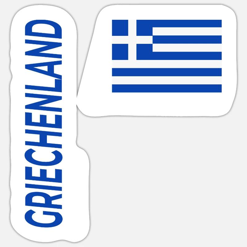 Patras - Sticker size S (10 x 10 cm) - white matte