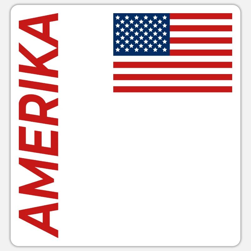 Seattle - Sticker Größe S (10 x 10 cm) - Mattweiß