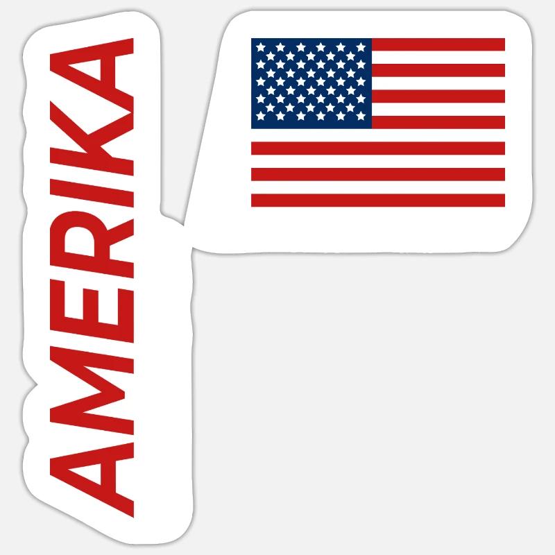 Washington - Sticker taille S (10 x 10 cm) - blanc mat