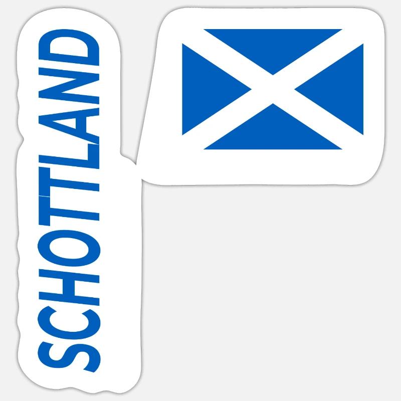 St. Andrews - Sticker size S (10 x 10 cm) - white matte