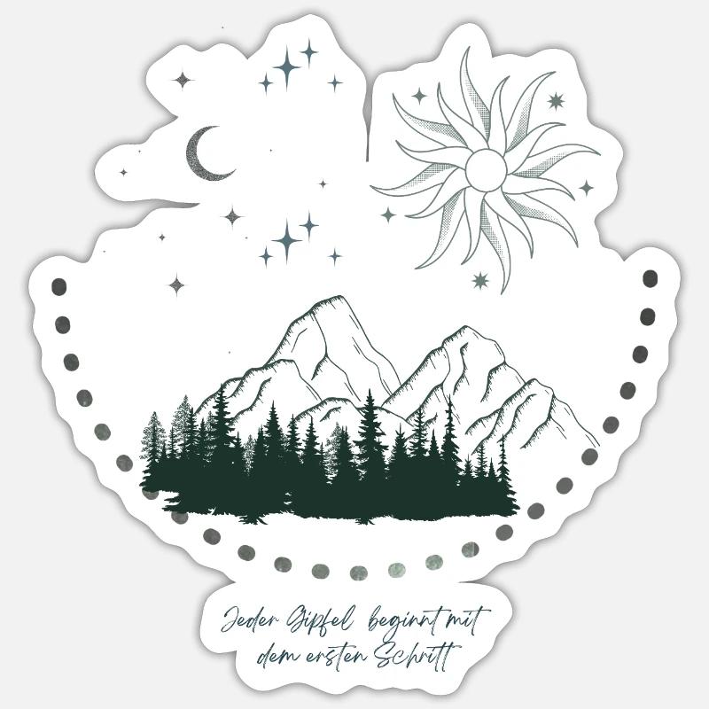 Retour au début - Sticker taille S (10 x 10 cm) - blanc mat