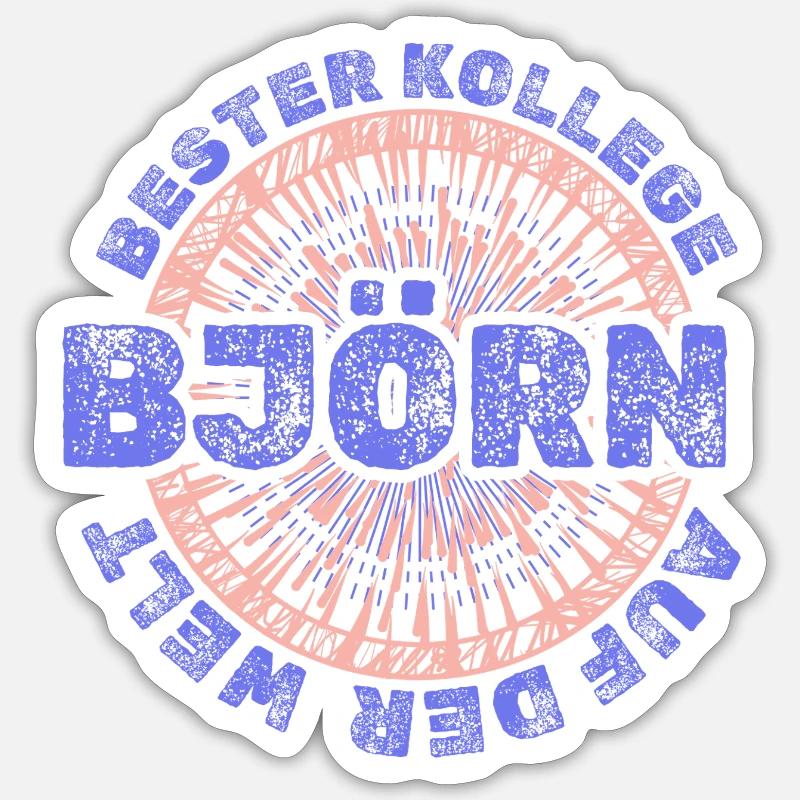 Bjoern Sticker size S (10 x 10 cm)
