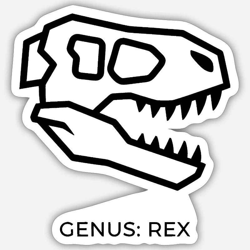 Apex Specimen - Sticker size S (10 x 10 cm) - white matte