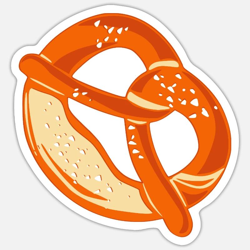 Pretzel Sticker size S (10 x 10 cm)