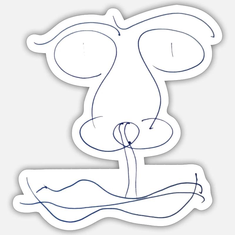 Sticker taille S (10 x 10 cm) - 