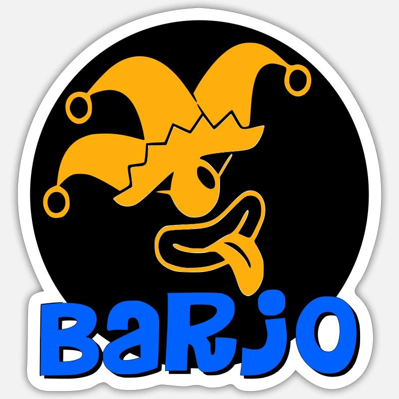 Logo Barjo - Sticker size S (10 x 10 cm) - white matte