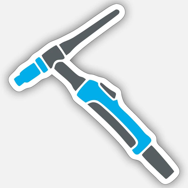 TIG Torch Welding Machine Professional - Sticker size S (10 x 10 cm) - white matte