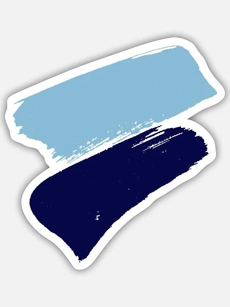 Dublin Flagge - Sticker Größe S (10 x 10 cm) - Mattweiß