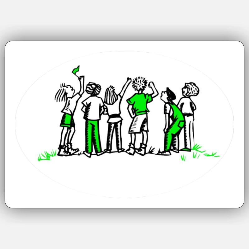 Sticker Größe S (10 x 10 cm) - 