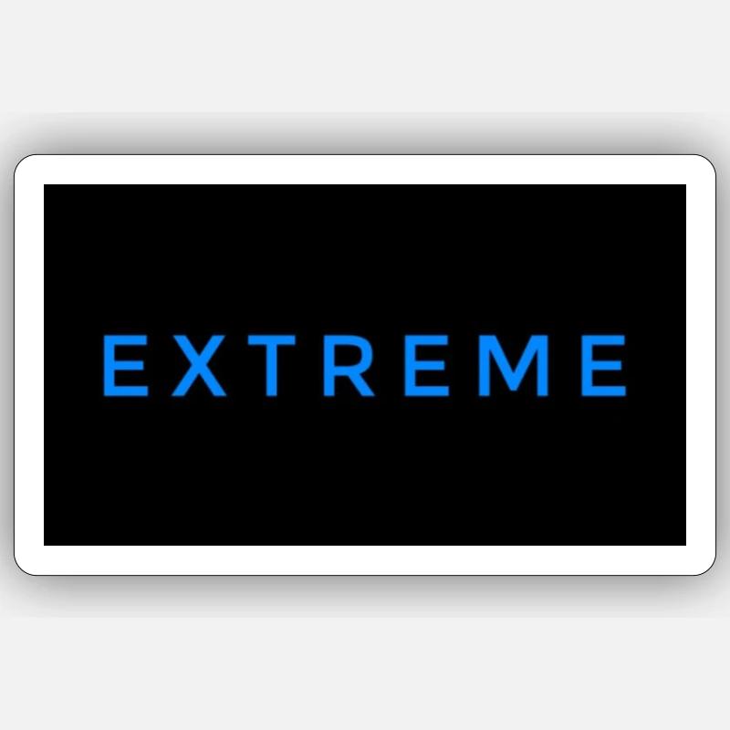 Extrem 5 Sticker Größe S (10 x 10 cm)