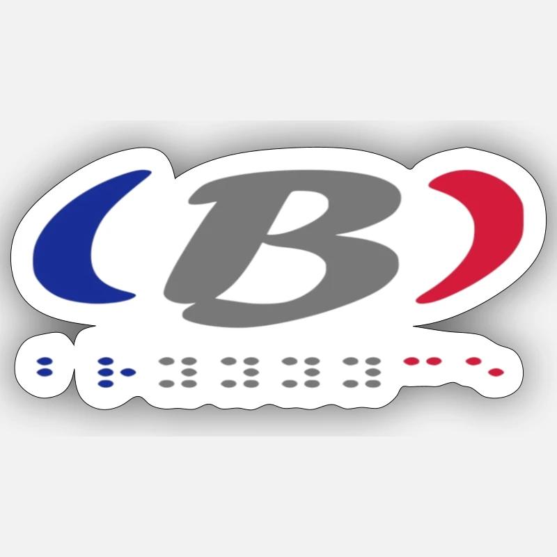 Design Graphique Abstrait Coloré Sticker taille S (10 x 10 cm)