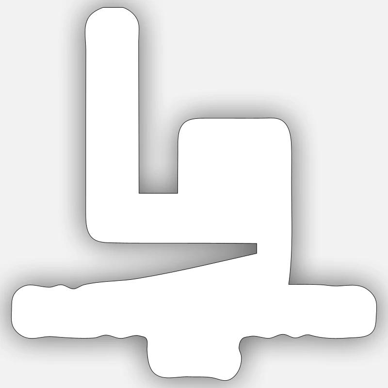 Blechmeister 2.0 - Sticker Größe S (10 x 10 cm) - Mattweiß