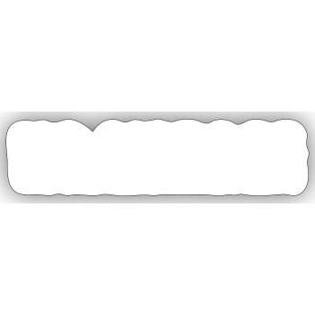 Airbags - Sticker taille S (10 x 10 cm) - blanc mat - Devant