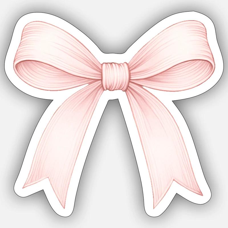 Nœud mignon Sticker taille S (10 x 10 cm)