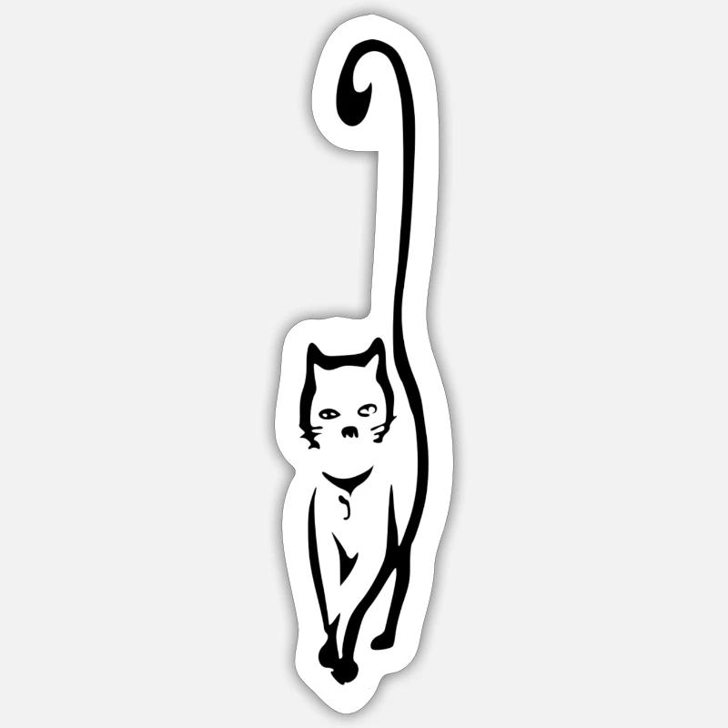 chat Sticker taille S (10 x 10 cm)