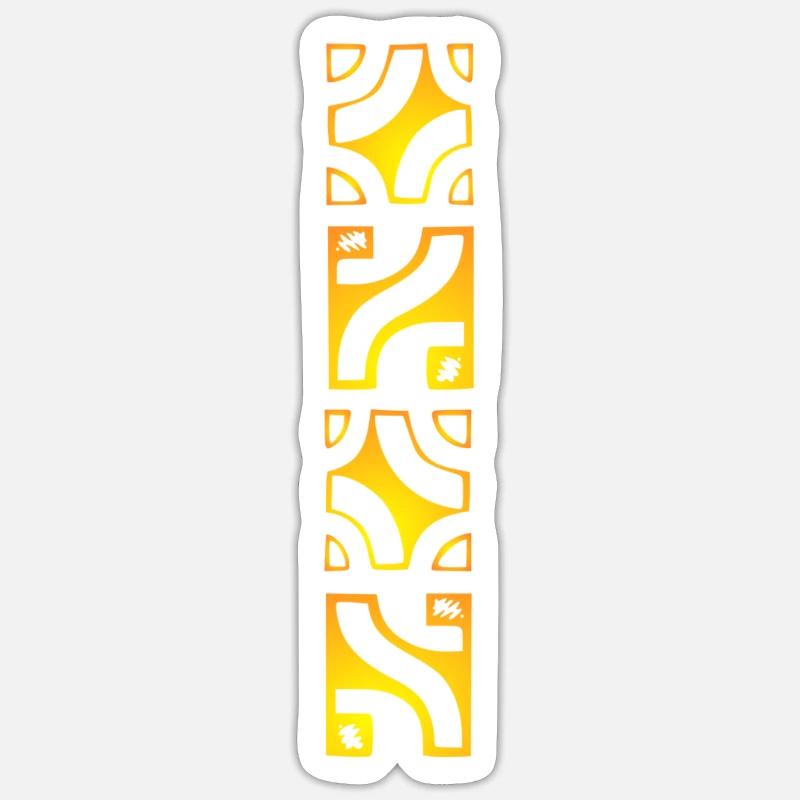 TEMANAVA - Sticker taille S (10 x 10 cm) - blanc mat