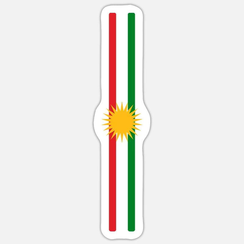 Kurdistan Flagge Bakur Bashur Rojava Rojhlt Newroz Sticker Größe S (10 x 10 cm)