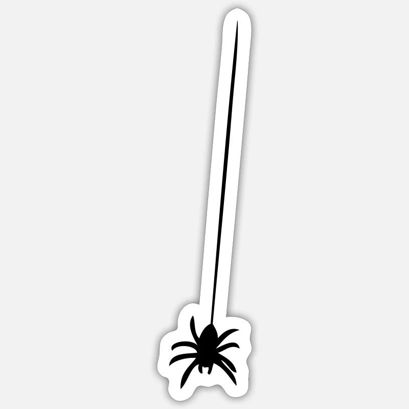 mit Arams - Sticker Größe S (10 x 10 cm) - Mattweiß