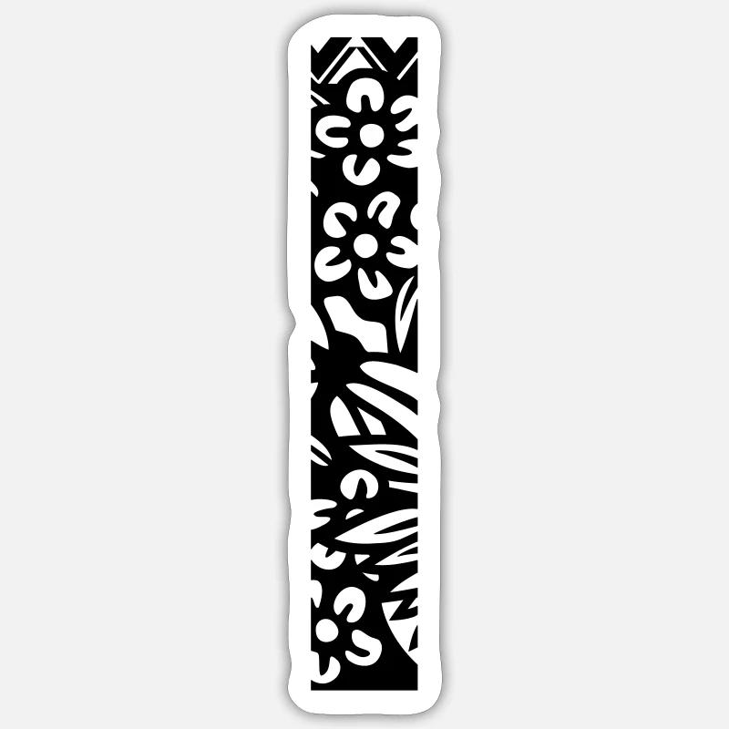 Buchstabe I - Sticker Größe S (10 x 10 cm) - Mattweiß