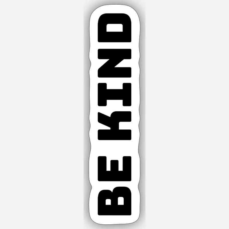 Soyez gentil - Sticker taille S (10 x 10 cm) - blanc mat