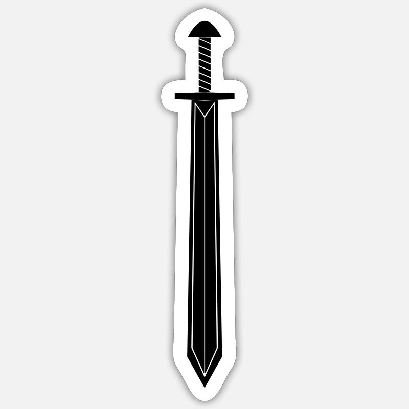 Sword Sticker size S (10 x 10 cm)