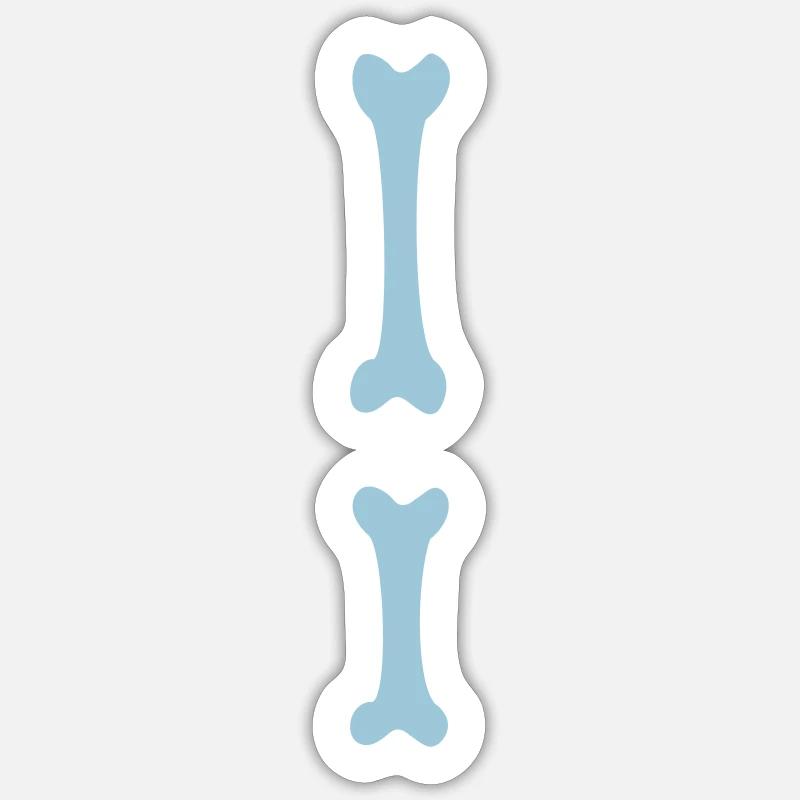 arm bones / skeleton / rips / bones / Body / Sticker size S (10 x 10 cm)