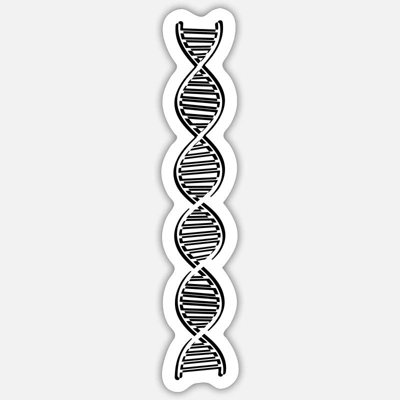 research dna dns genome gene science knowledge c Sticker size S (10 x 10 cm)