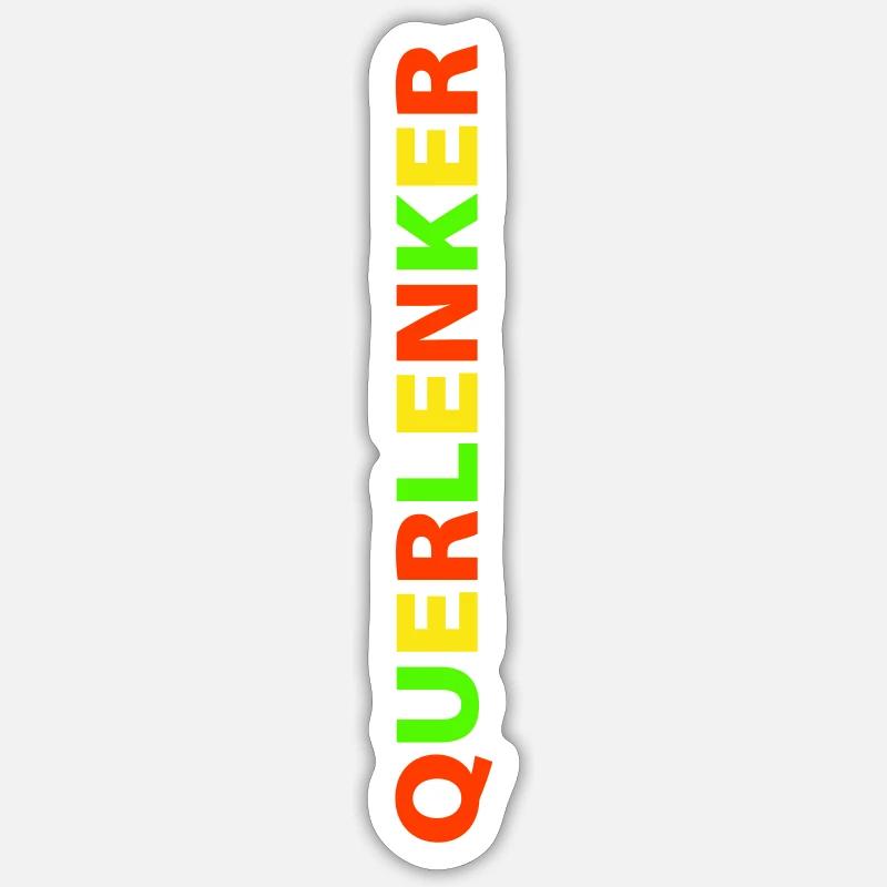 Sei anders - Sticker Größe S (10 x 10 cm) - Mattweiß