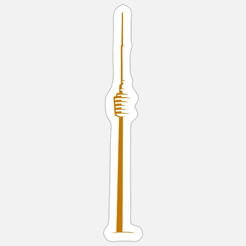 Fernsehturm#19 Sticker Größe S (10 x 10 cm)