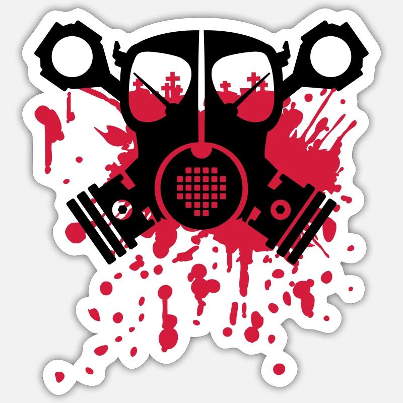 Sticker Größe S (10 x 10 cm) - 