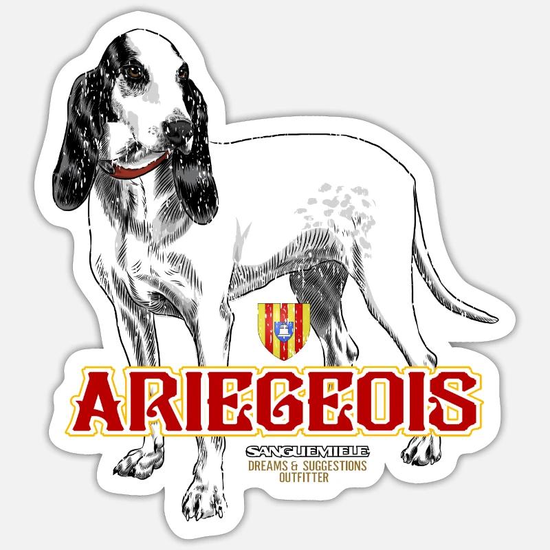 ariegeois - Sticker formato S (10 x 10 cm) - bianco opaco