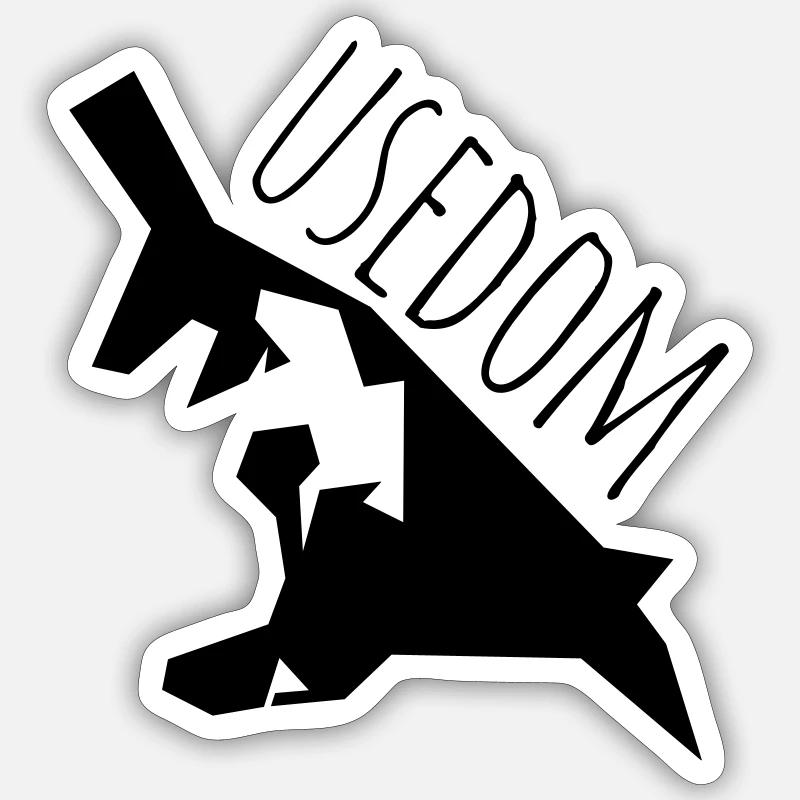 usedom Sticker Größe S (10 x 10 cm)
