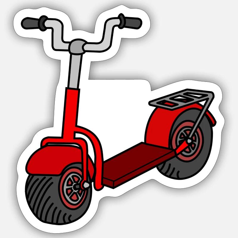Kick Roller Sticker Größe S (10 x 10 cm)