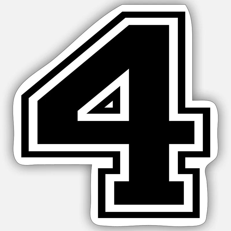 4 Sticker Größe S (10 x 10 cm)