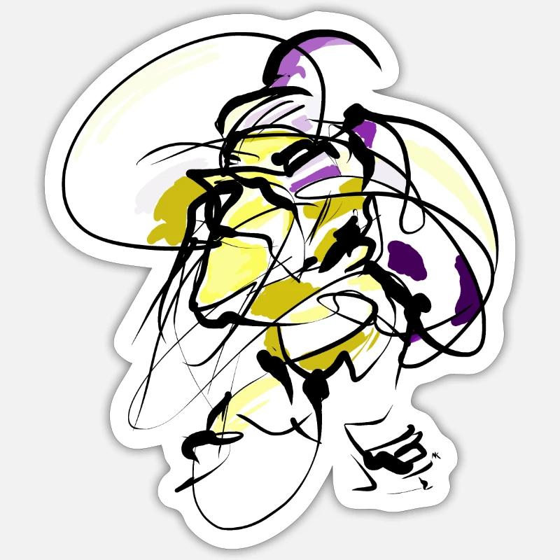 Sticker taille S (10 x 10 cm) - 