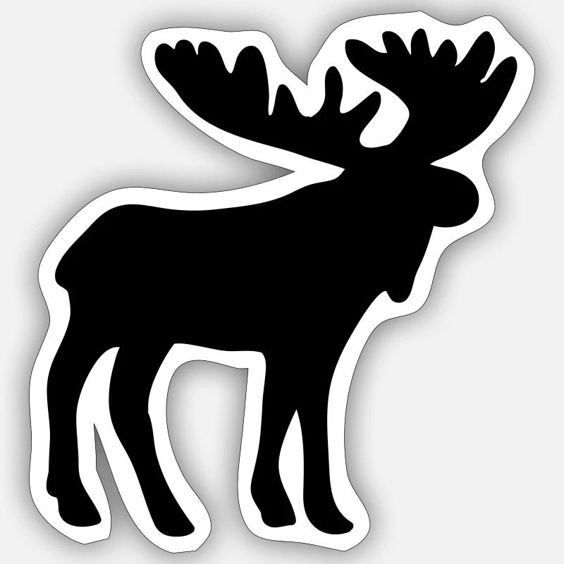 caribou Sticker taille S (10 x 10 cm)