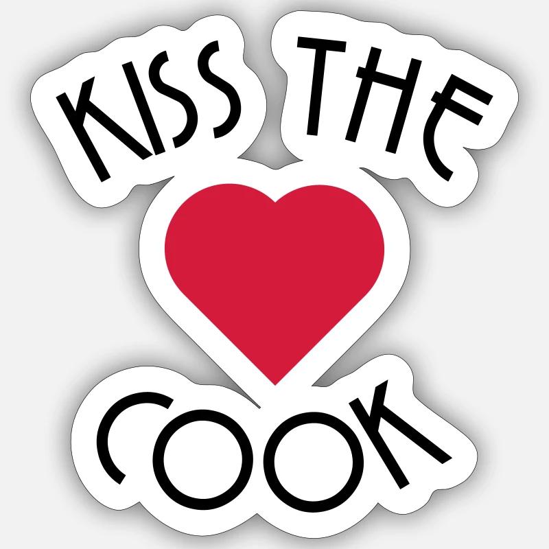 Cuisine - Sticker taille S (10 x 10 cm) - blanc mat