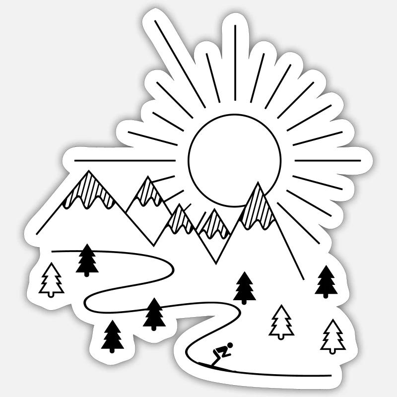 Sticker taille S (10 x 10 cm) - 