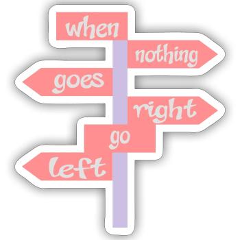 lustig - Sticker Größe S (10 x 10 cm) - Mattweiß - Vorne