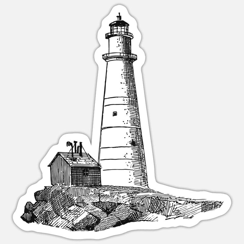 lighthouse Sticker size S (10 x 10 cm)