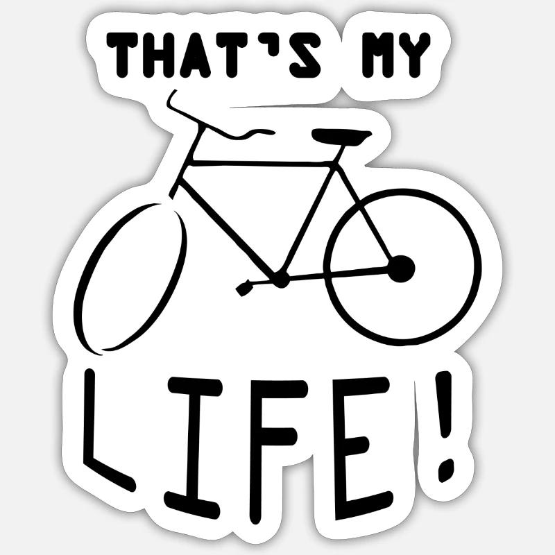 bicycle design FA2 Sticker taille S (10 x 10 cm)