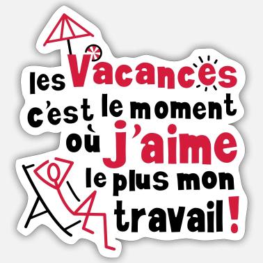 Vacances Autocollant