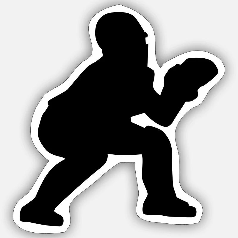Baseball Sticker taille S (10 x 10 cm)