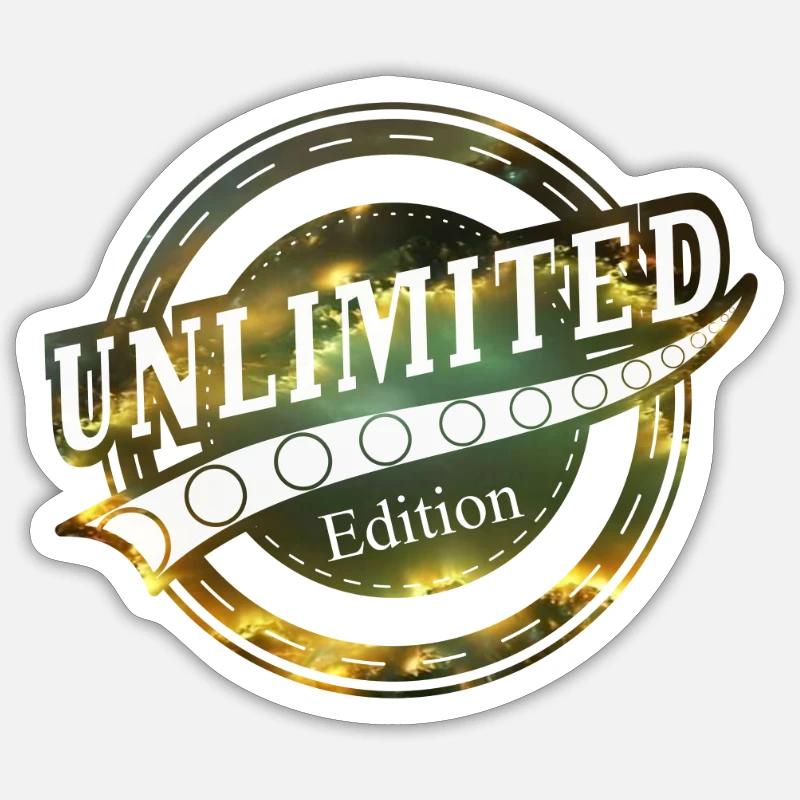 édition illimitée - Sticker taille S (10 x 10 cm) - blanc mat