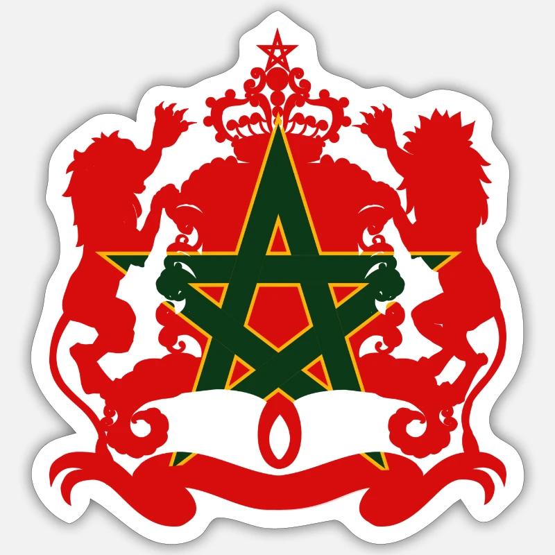 Maroc Sticker taille S (10 x 10 cm)