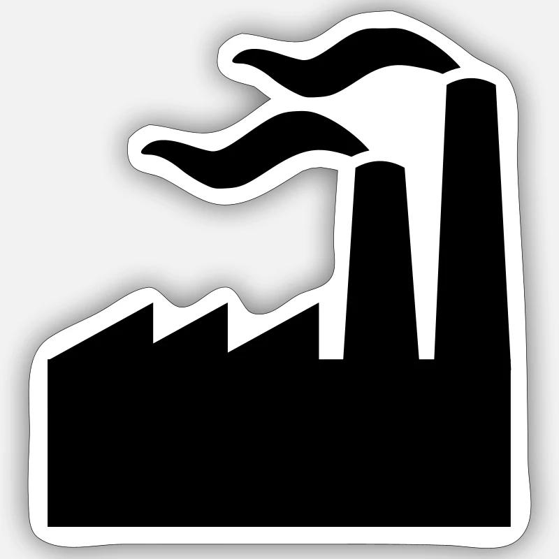 Factory Sticker size S (10 x 10 cm)