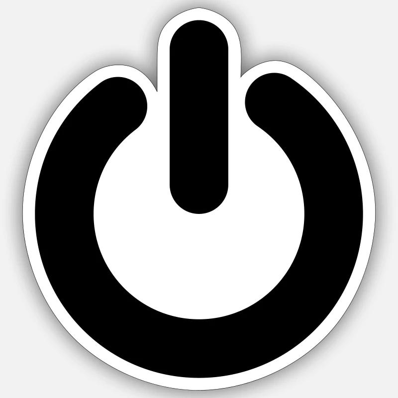 spiele - Sticker Größe S (10 x 10 cm) - Mattweiß