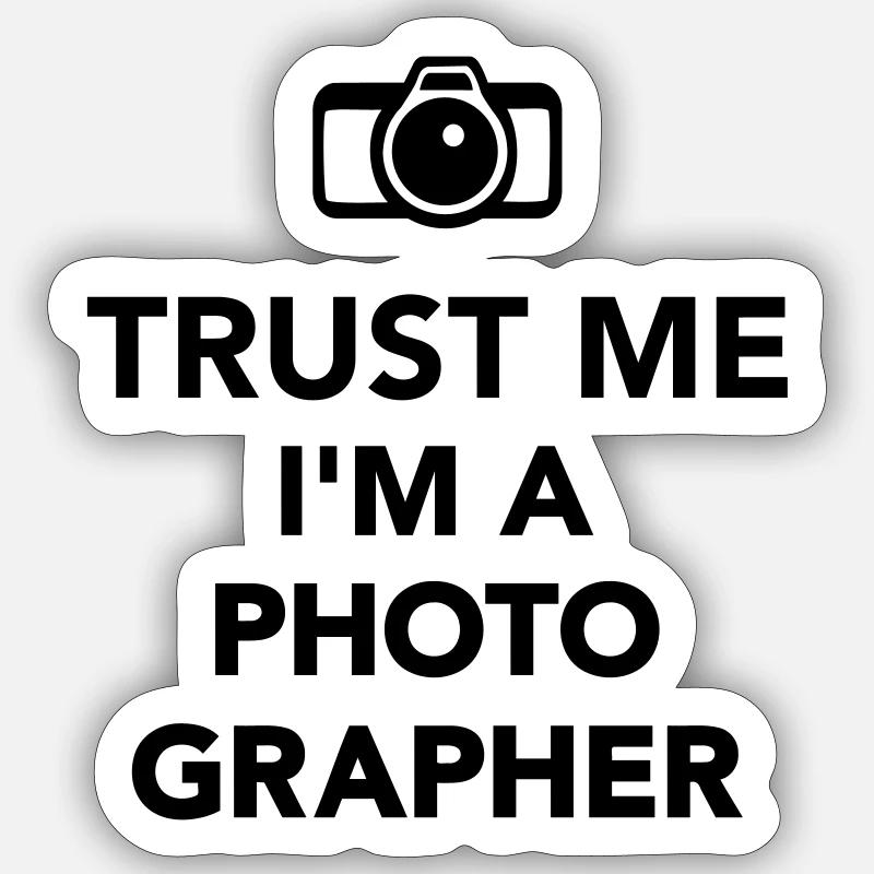 Fotograf Sticker Größe S (10 x 10 cm)