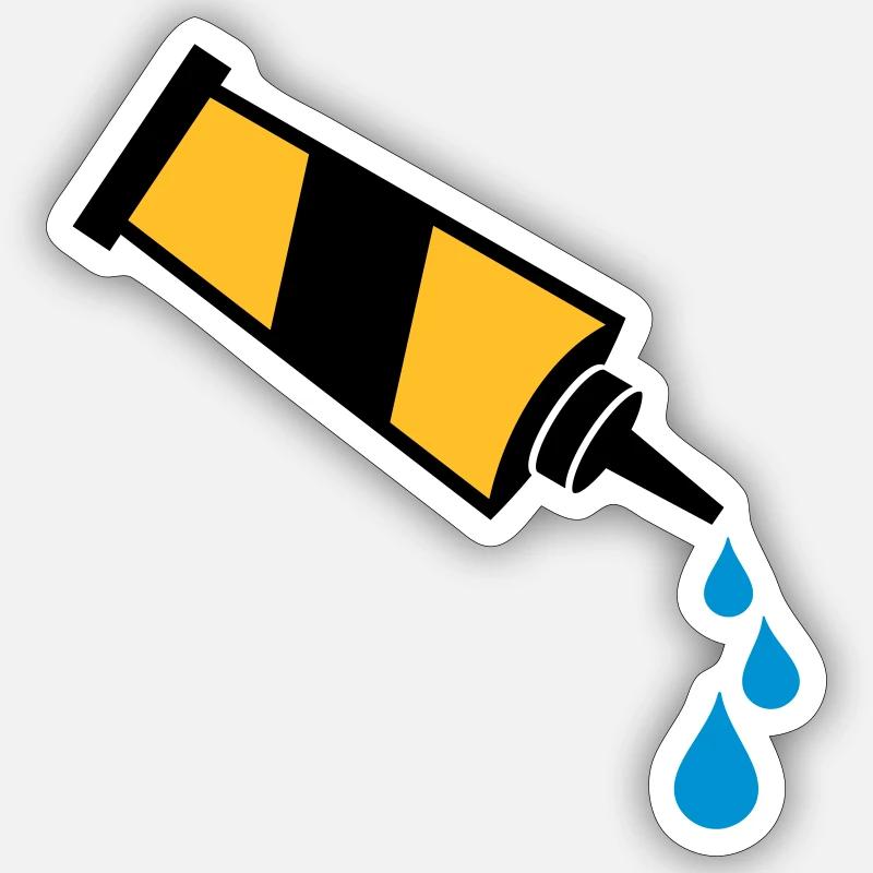 Kleber - Sticker Größe S (10 x 10 cm) - Mattweiß