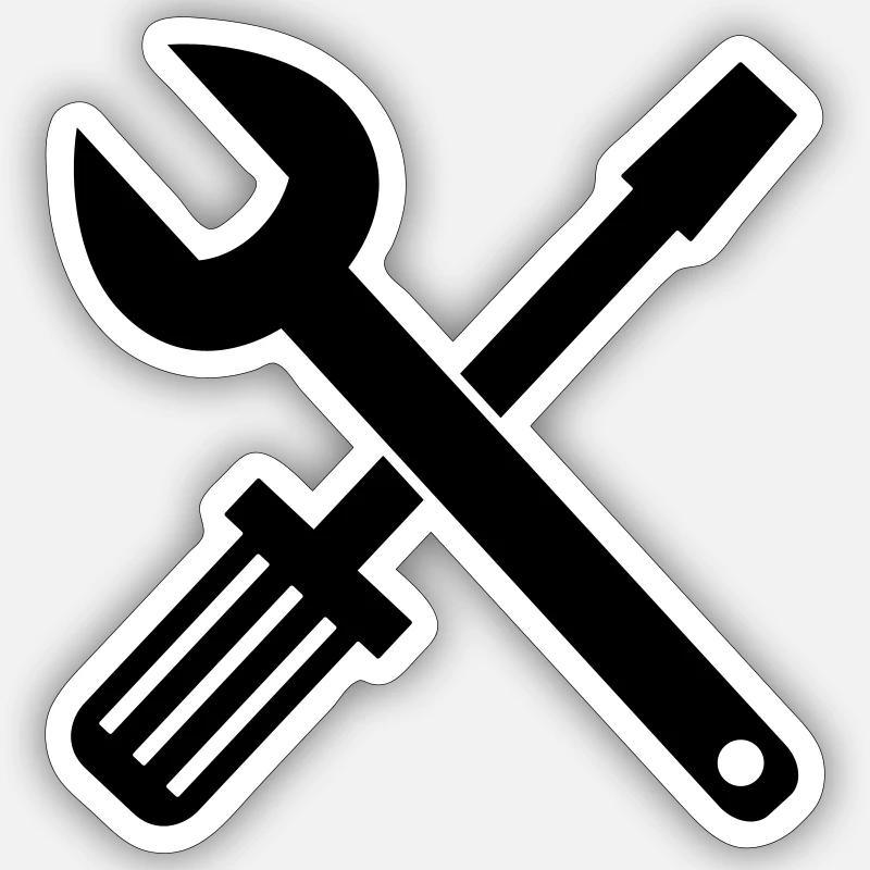 Sticker Größe S (10 x 10 cm) - 